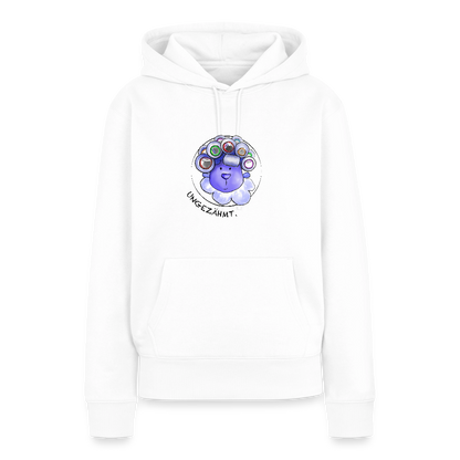 Damen Premium Hoodie - Schaf ungezähmt - Weiß