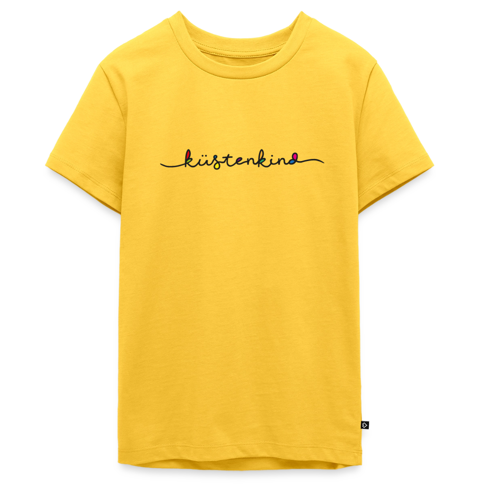 Teenager Premium T-Shirt "Küstenkind" - Sonnengelb