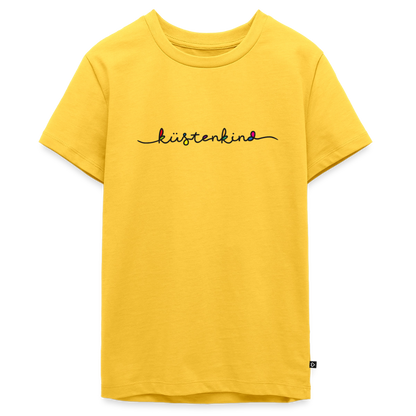 Teenager Premium T-Shirt "Küstenkind" - Sonnengelb
