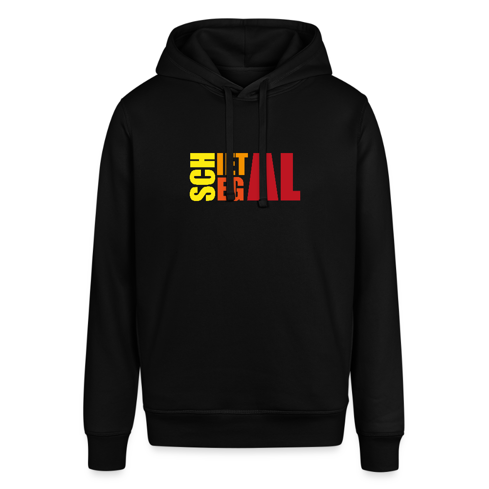 Unisex Bio-Hoodie - Schietegal - Schwarz