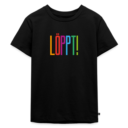 Kinder Premium T-Shirt - Löppt! - Schwarz