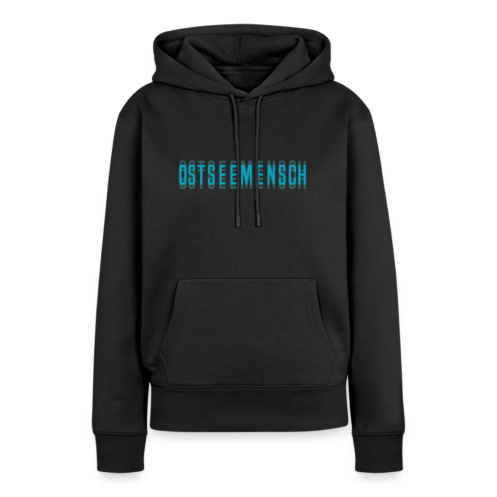 Ostseemensch - Damen Premium Hoodie - Schwarz