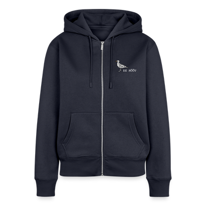 Damen Premium Kapuzenjacke - de Mööv (weiss) - Navy