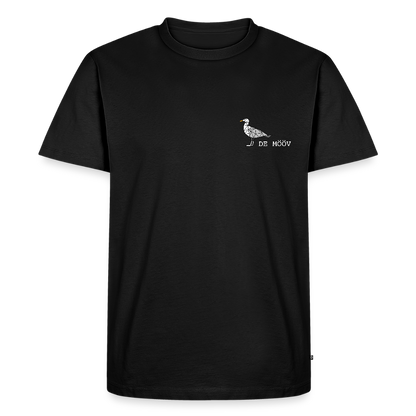 Herren Premium Bio T-Shirt - de mövv (weiss) - Schwarz