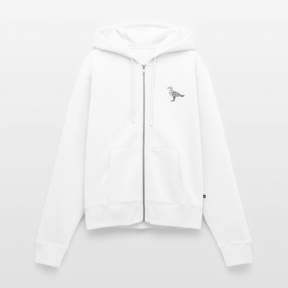 Möwe - Damen Premium Kapuzenjacke - Weiß