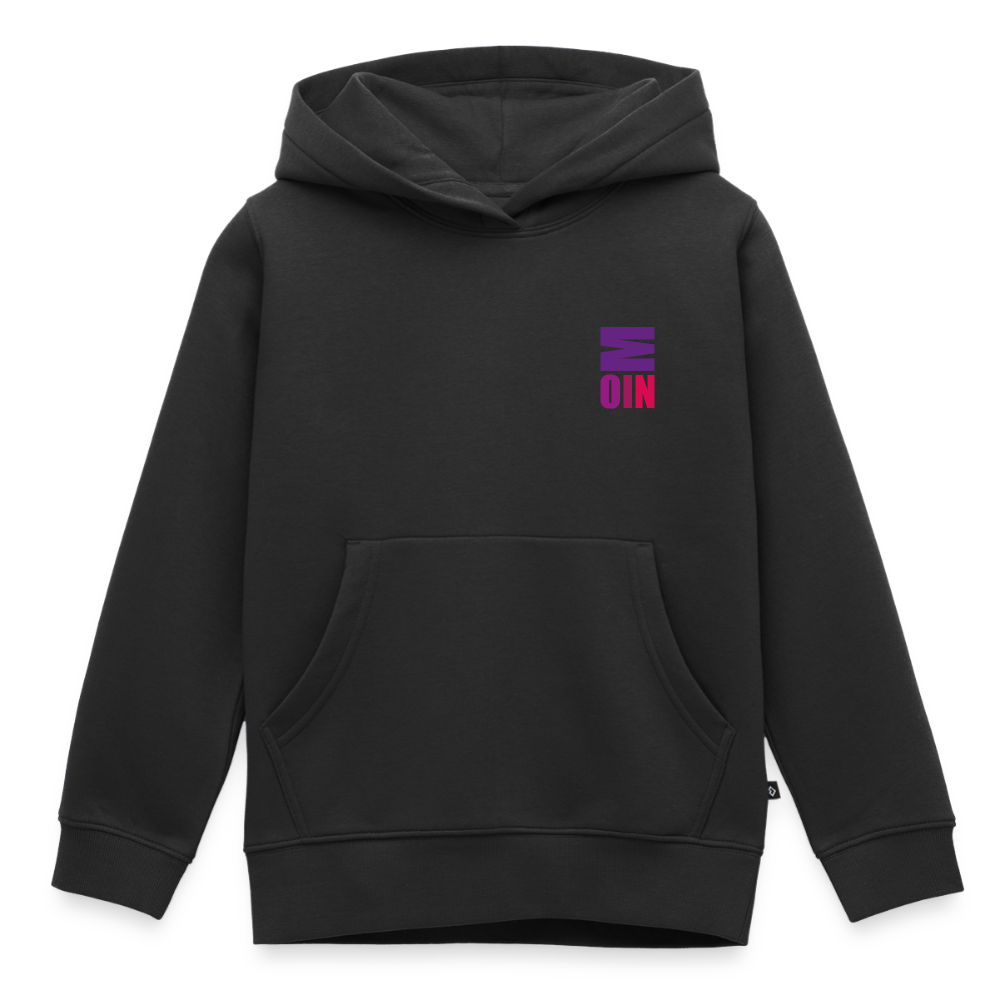 Kinder/Teenager Premium Hoodie "Moin" - Schwarz