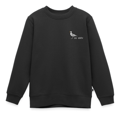 Kinder Premium Pullover - de Mööv (weiss) - Schwarz