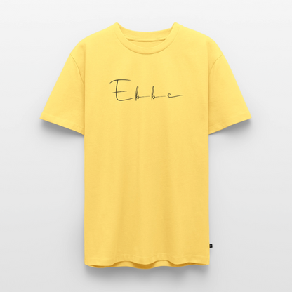 Ebbe - Herren Premium Bio T-Shirt - Pastellgelb