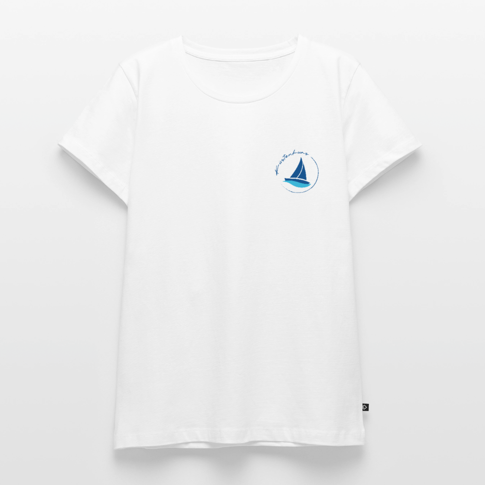 Küstenkurs - Damen Premium Bio T-Shirt - Weiß