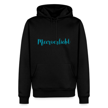 Herren Premium Hoodie - Meeverliebt - Schwarz