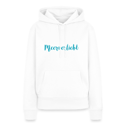 Damen Premium Hoodie - Meerverliebt - Weiß