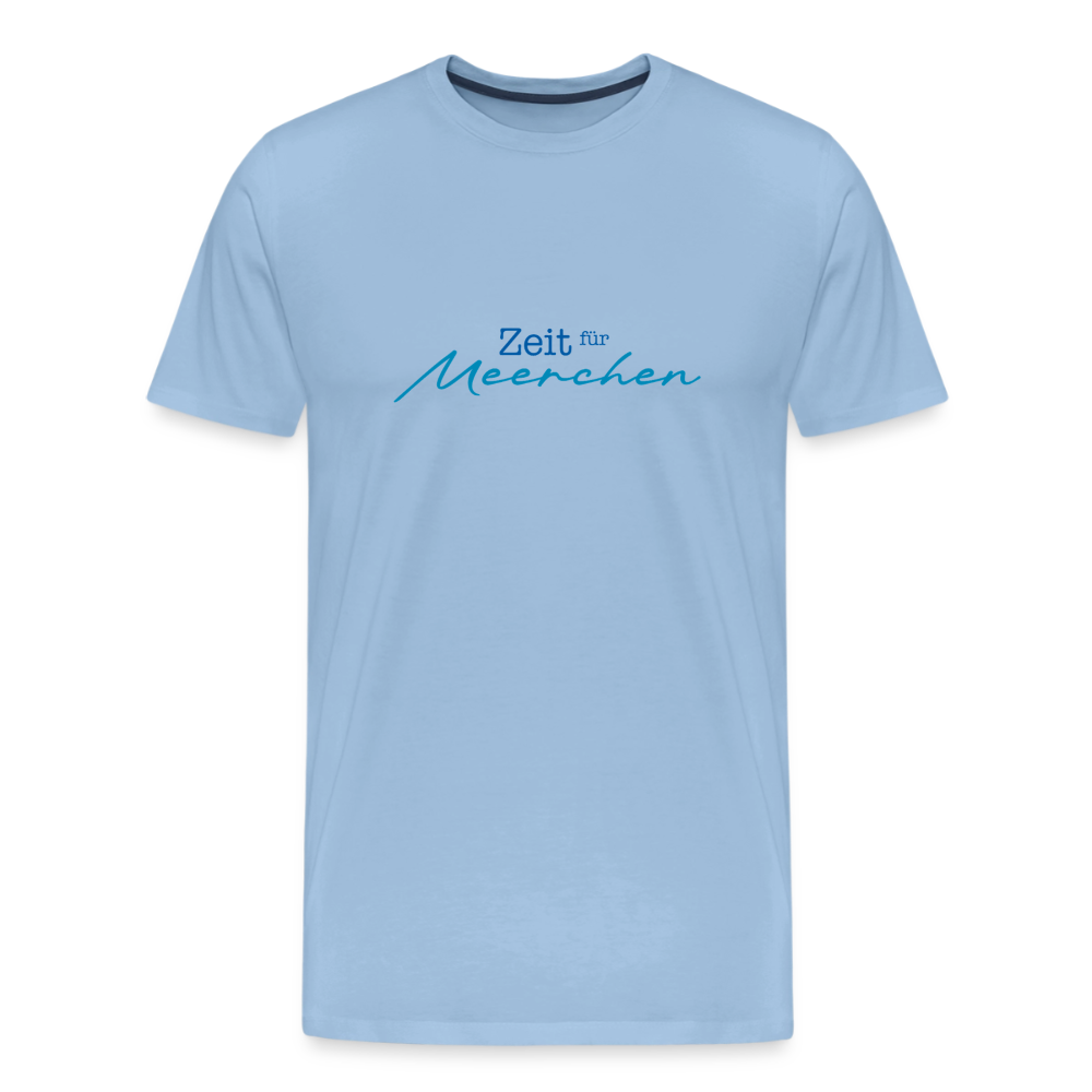 Herren Premium T-Shirt - Zeit für Meerchen - Sky