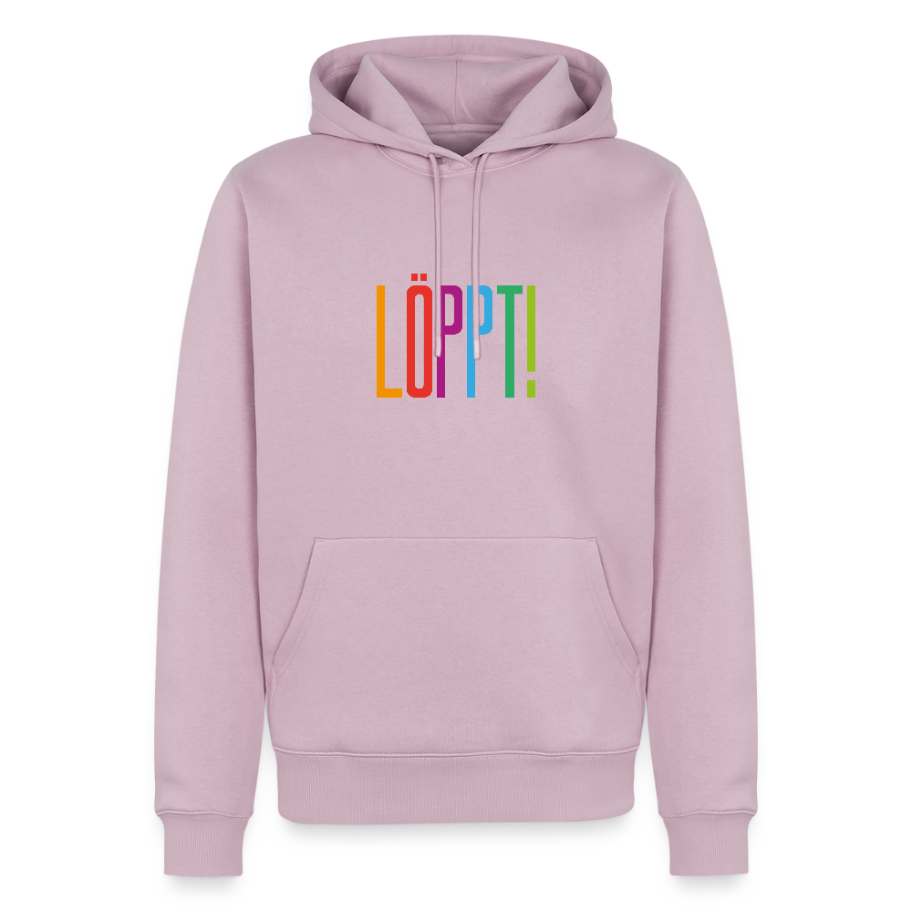 Herren Premium Hoodie - Löppt! - Altrosa