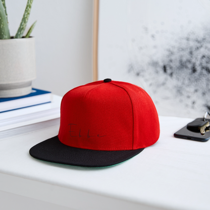 Ebbe - Snapback Cap - Rot/Schwarz