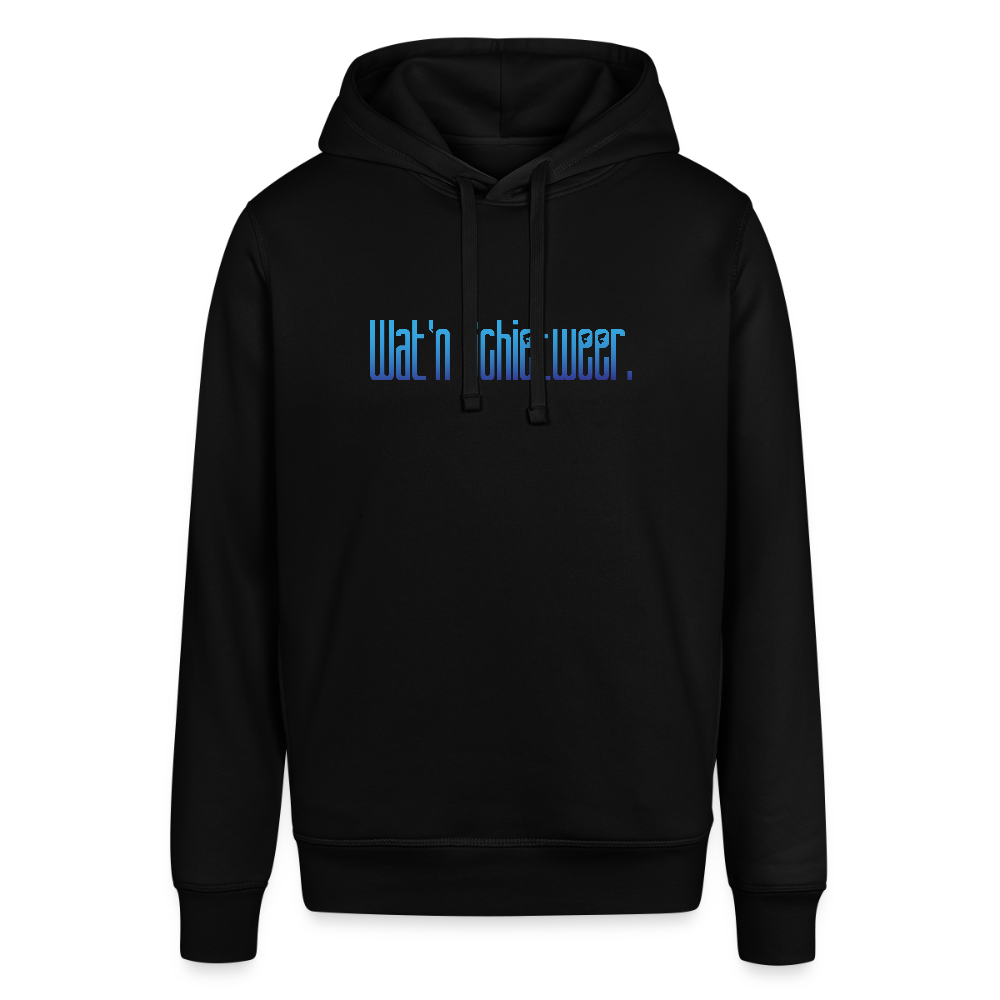 Unisex Bio-Hoodie - wat'n Schietweer - Schwarz