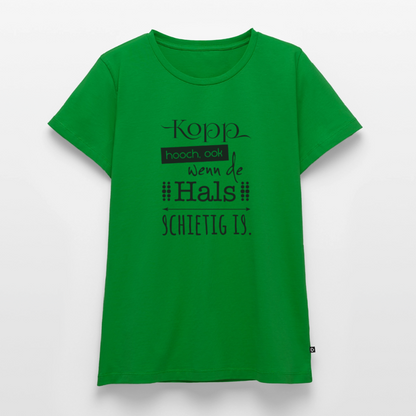 Damen Premium Bio T-Shirt - Kopp hooch - Grün