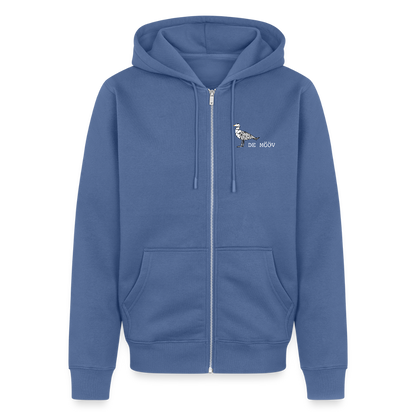 Herren Premium Kapuzenjacke - de Mööv (weiss) - Taubenblau