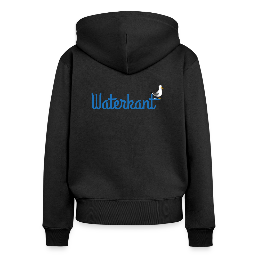 Damen Premium Kapuzenjacke - Waterkant - Schwarz