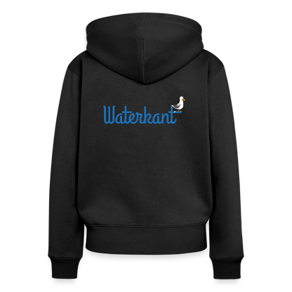 Damen Premium Kapuzenjacke - Waterkant - Schwarz
