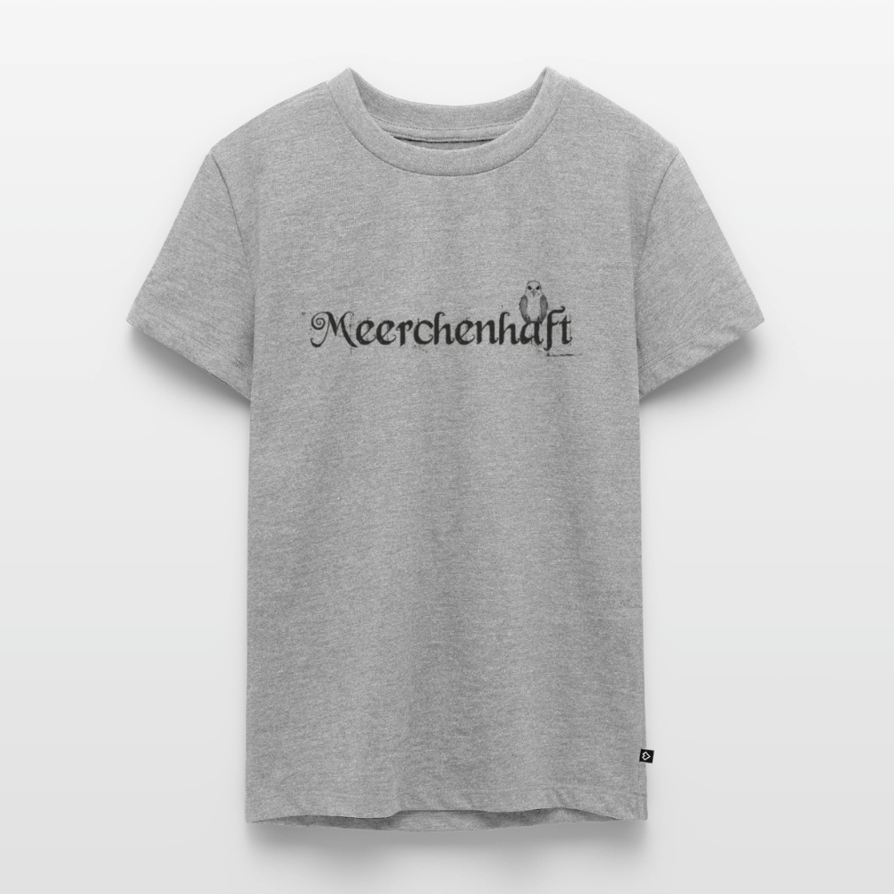 Teenager Premium T-Shirt "Meerchenhaft" - Grau meliert