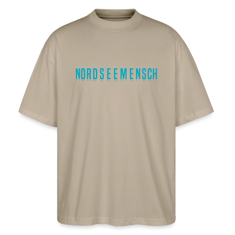 Nordseemensch - Unisex Oversize Bio T-Shirt - Steingrau