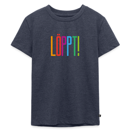 Kinder Premium T-Shirt - Löppt! - Jeansblau 