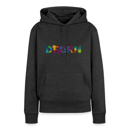 Damen Premium Hoodie - Deern - Anthrazit meliert