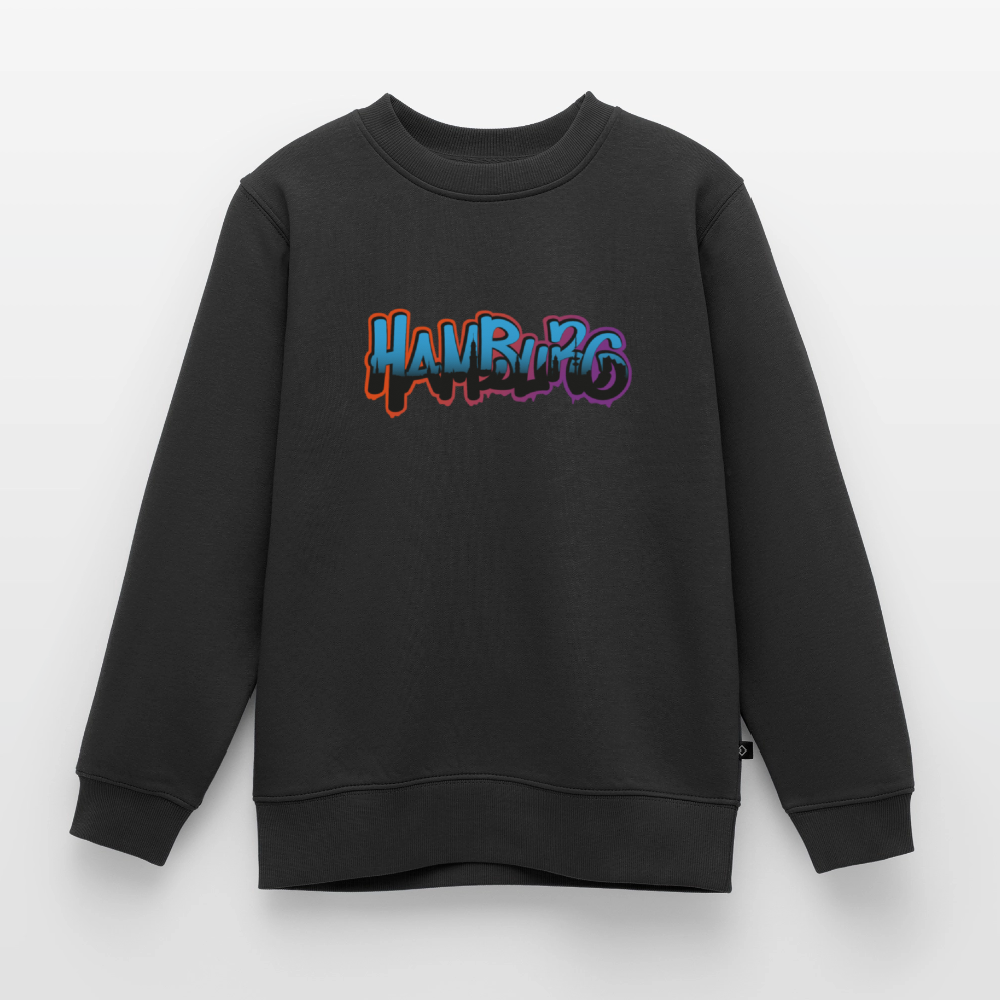 Kinder Premium Pullover - Hamburg - Schwarz