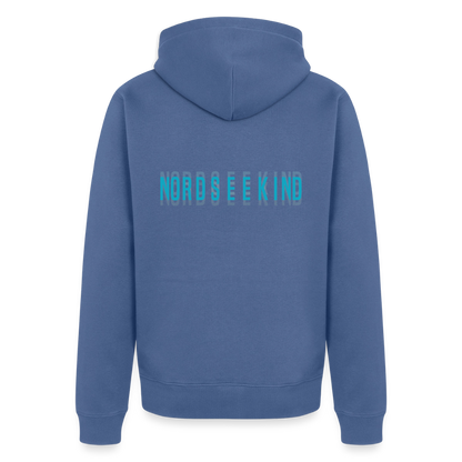 Nordseekind Herren Premium Kapuzenjacke - Taubenblau