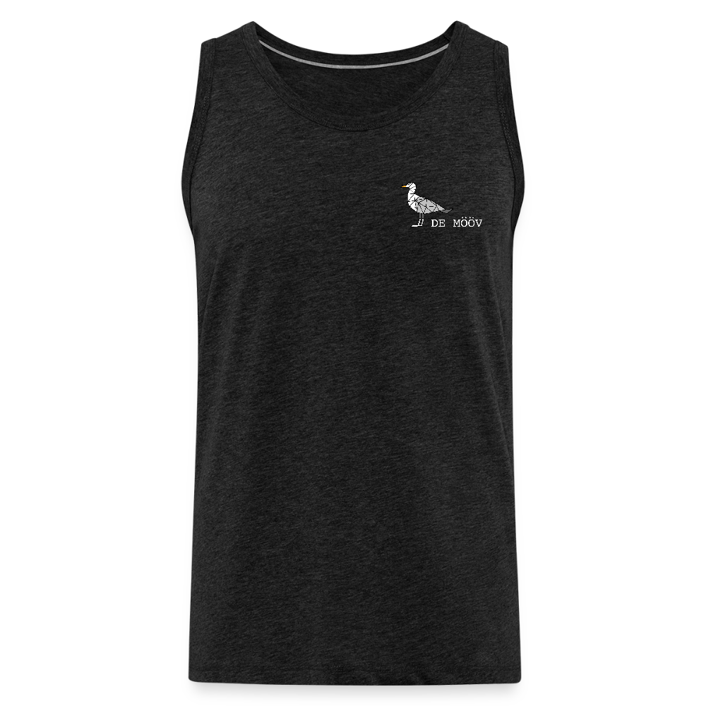 Männer Premium Tank Top - de Mööv (weiss) - Anthrazit