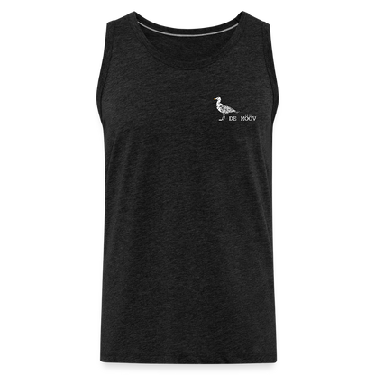 Männer Premium Tank Top - de Mööv (weiss) - Anthrazit