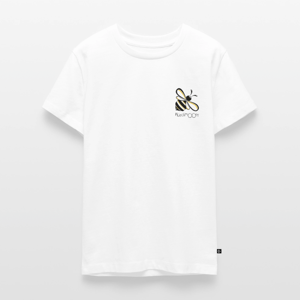 Teenager Premium T-Shirt - Plüschmoors - Weiß