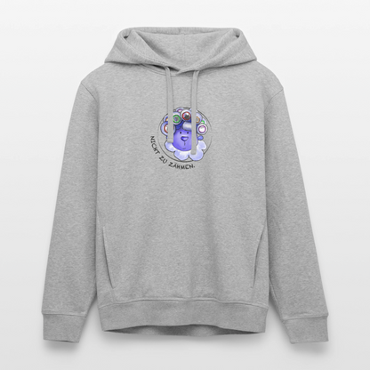 Nicht zu zähmen - Unisex Bio-Hoodie - Grau meliert