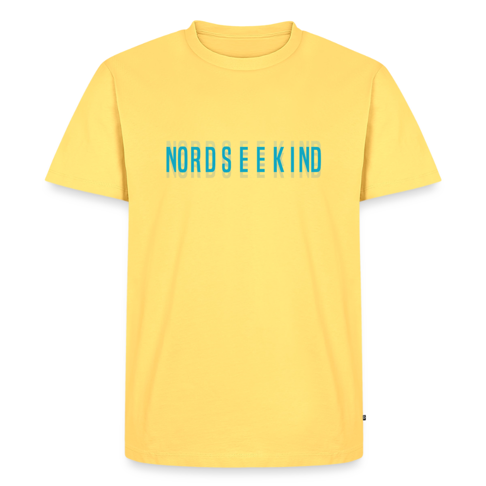 Nordseekind Herren Premium T-Shirt - Pastellgelb