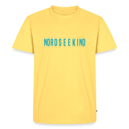 Nordseekind Herren Premium T-Shirt - Pastellgelb