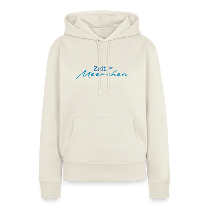 Damen Premium Hoodie - Zeit für Meerchen - Naturweiß