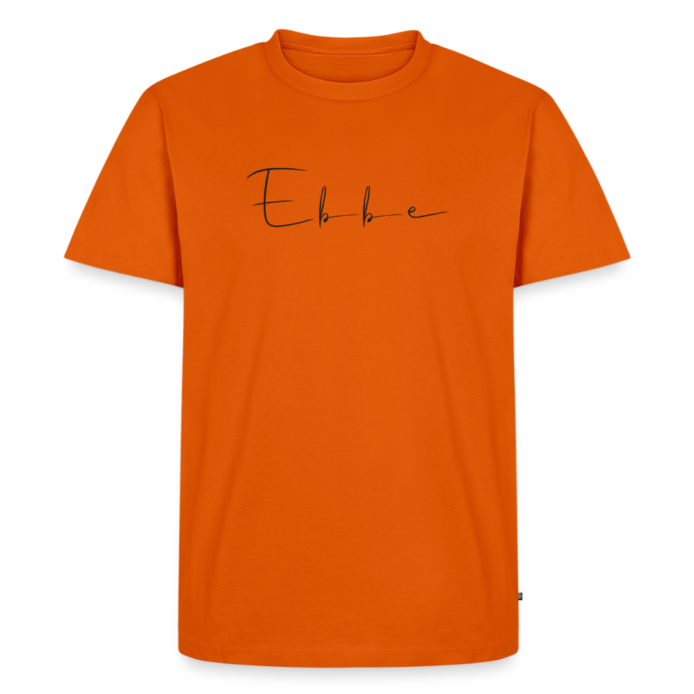 Ebbe - Herren Premium Bio T-Shirt - Orange 