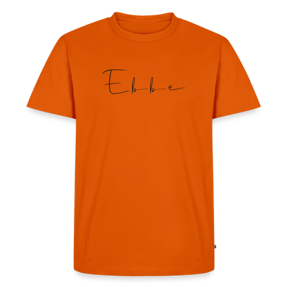 Ebbe - Herren Premium Bio T-Shirt - Orange 