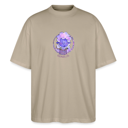 Unisex Oversized Bio T-Shirt - Eigenwollig - Steingrau