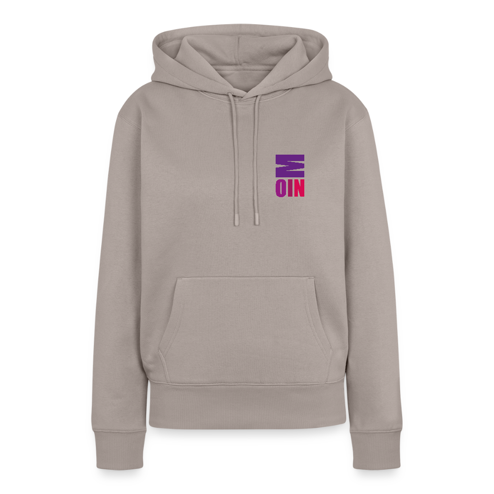 Damen Premium Hoodie - Moin - Taupe