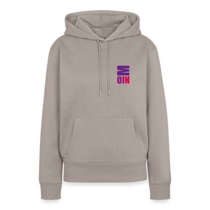 Damen Premium Hoodie - Moin - Taupe