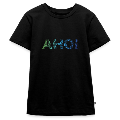 Teenager Premium T-Shirt - Ahoi doodles - Schwarz