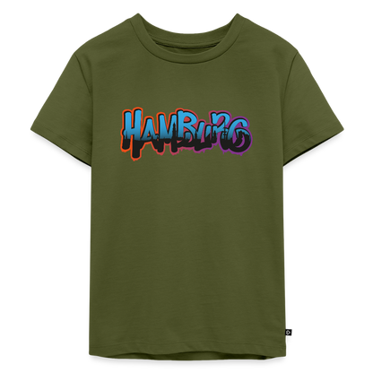 Kinder Premium T-Shirt - Hamburg - Khaki
