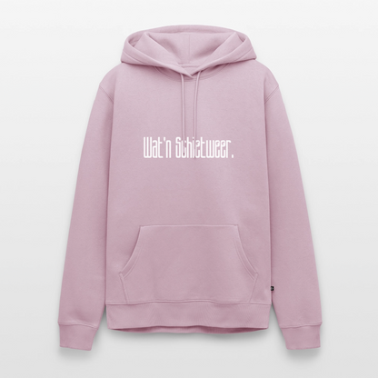 Herren Premium Hoodie - wat'n Schietweer (weiss) - Altrosa