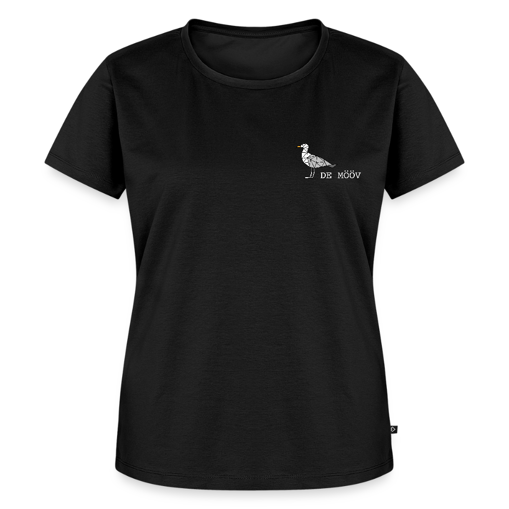 Damen Premium Bio T-Shirt - de Mööv (weiss) - Schwarz