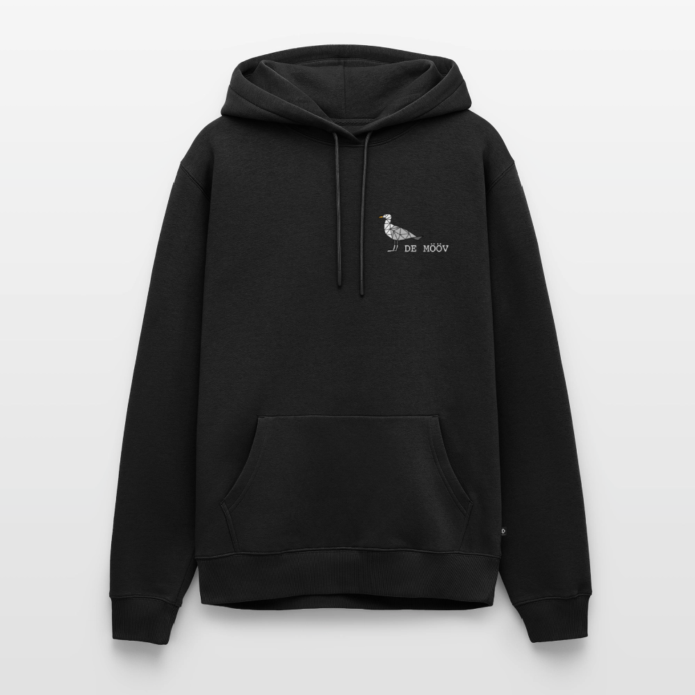 Herren Premium Hoodie - de Mööv (weiss) - Schwarz