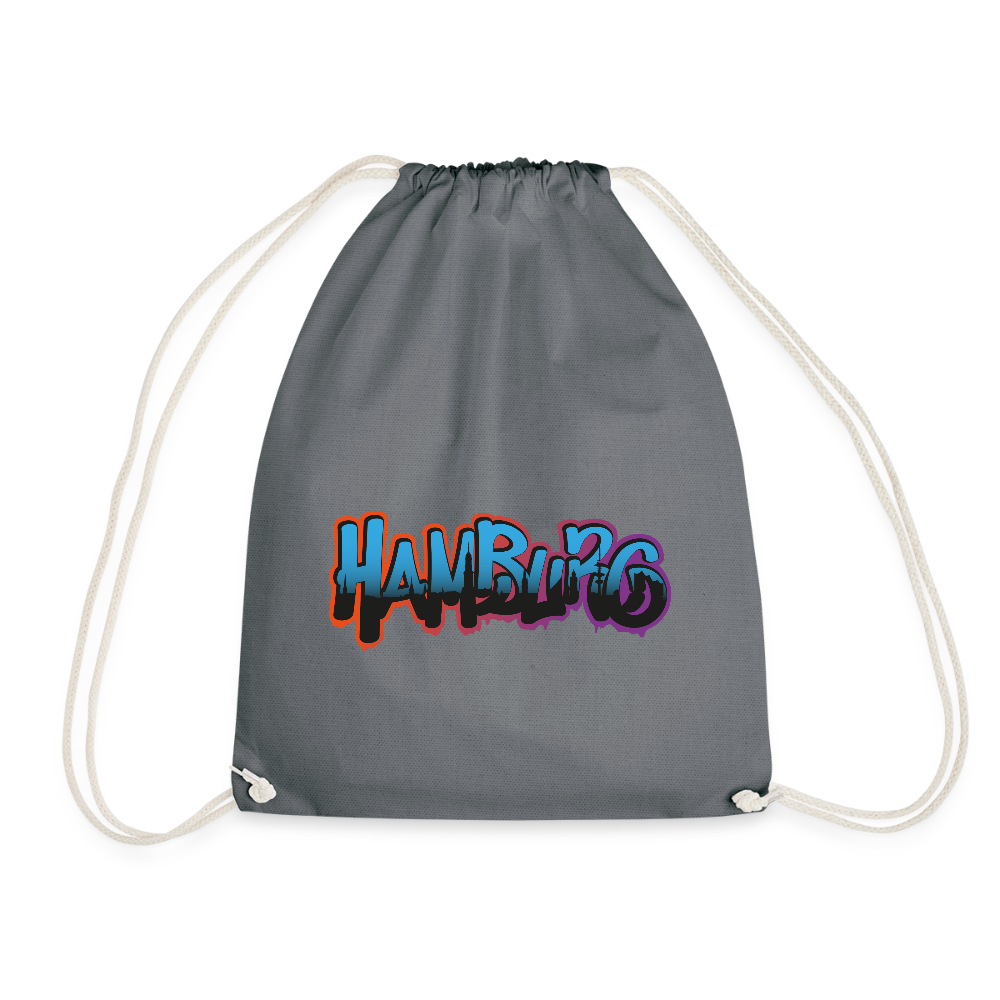 Turnbeutel - Hamburg - Grau