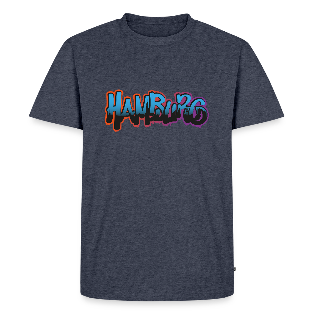 Herren Premium Bio T-Shirt - Hamburg - Jeansblau 