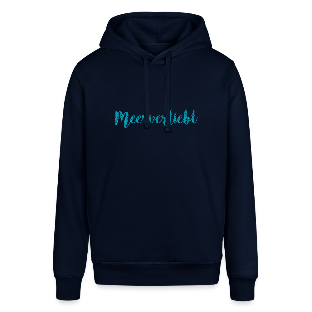 Unisex Bio-Hoodie - Meerverliebt - Navy