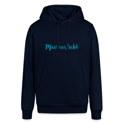 Unisex Bio-Hoodie - Meerverliebt - Navy